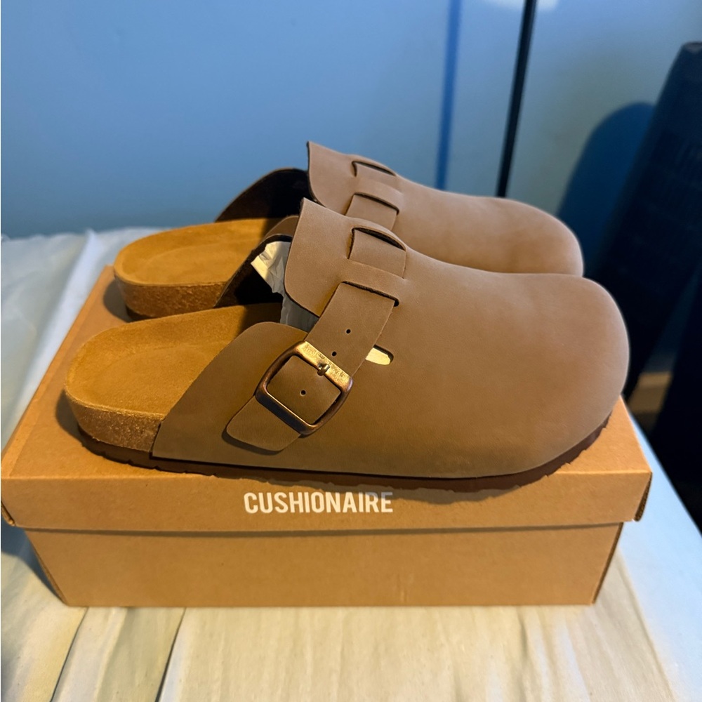 Brown Slip-On Clogs
